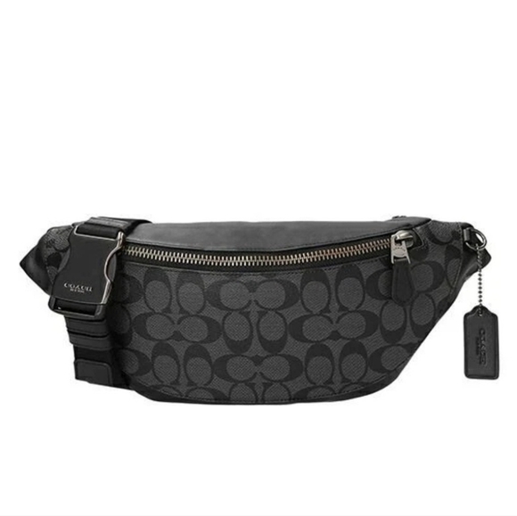 New COACH Waist Bag   Body Bag Warren Belt Bag Charcoal Grey. UNISEX - Picture 1 of 4